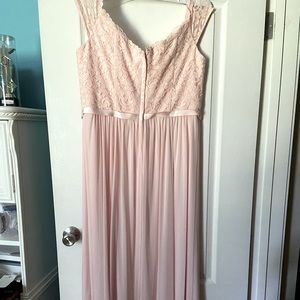 Pink bridesmaid dress